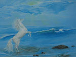 Acrylic painting done for The Glory of Horses mural project