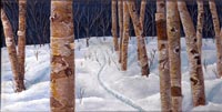 Mixed media painting by artist Beth Campbell